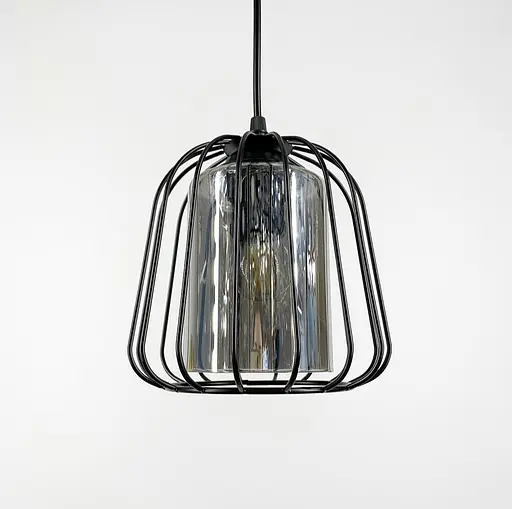 Підвісний світильник на 1 плафон графіт або янтар Line.F Колір плафона Янтарний - фото 6