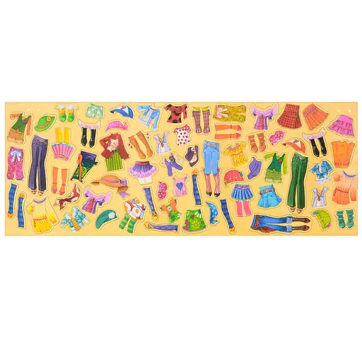 Дитяча гра Гардероб MD 1076 на магнітах - фото 4