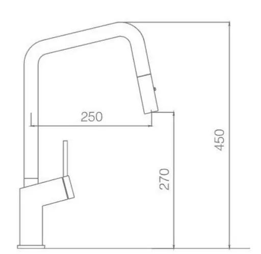 Змішувач для кухні Imex Bonn PVD матове рожеве золото GCE024/ORC Теплий захід - фото 4