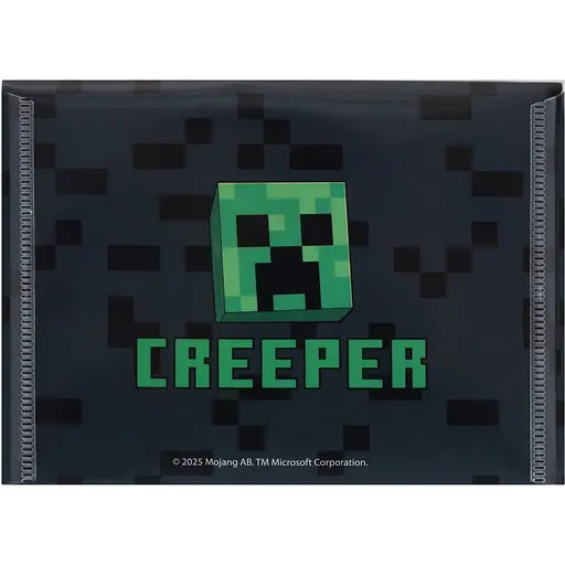Папка-конверт Yes Minecraft Creepers B7 на кнопке (492347) - фото 2
