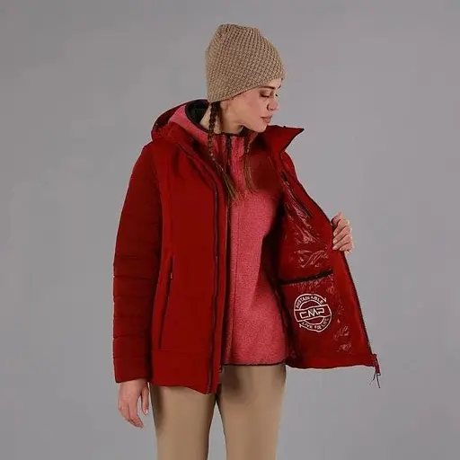 Куртка CMP Women's Sustainable Softshell Hybrid Jacket M Red (1097-32K1516-C905 40) - фото 7