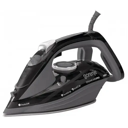 Утюг с подачей пара Gorenje SIH2600BKG (6998666) - фото 1