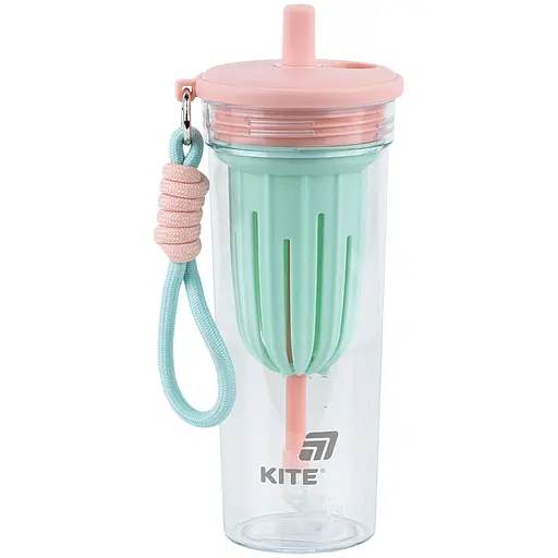 Стакан для воды Kite розово-зеленый 650 мл (K25-1219-1)