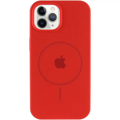 Чехол Epik Silicone Case Full Protective AA with MagSafe для Apple iPhone 11 Pro 5.8 Красный/Red - фото 2