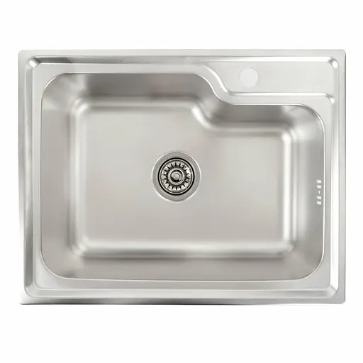 Кухонна мийка з нержавіючої сталі Platinum сатин 5845 (0,8/180 мм), R, Satin - фото 6