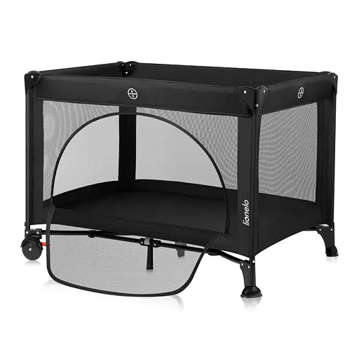 Манеж-кроватка Lionelo Laura Black Carbon (LO-LAURA BLACK CARBON) - фото 2