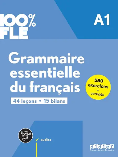 100% FLE A1 Grammaire essentielle du francais Livre + didierfle.app