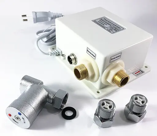 G518 Сенсорний змішувач для умивальника Г-подібний шпилька Gappo 1/4 Хром - фото 5