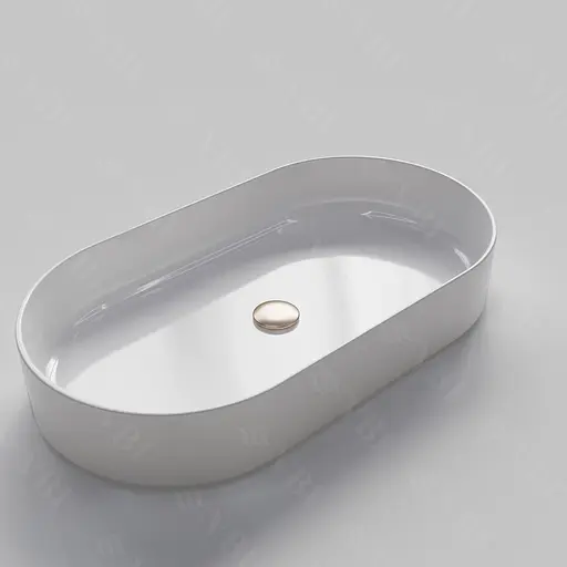 Умивальник VBI Verona 70 white накладний VBI-011302, Білий - фото 4