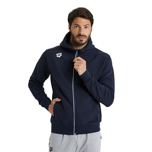 Кофта Arena Team Hooded Jacket Panel Navy XS (1097-004906-700 XS) - фото 3