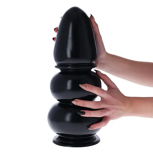 Анальна пробка для фістингу Toyz4lovers Nambung Nero 35.5 см (чорна) - фото 4