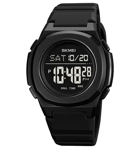 Спортивные наручные часы Skmei 2023 (Черные с черным)