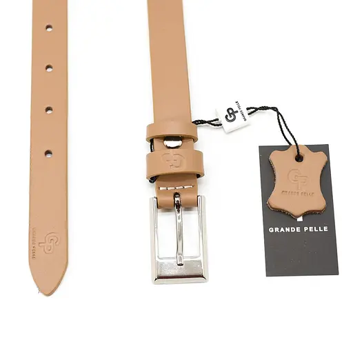 Ремінь шкіряний Grande Pelle жіночий 120х2 см nsa0001378 - фото 2