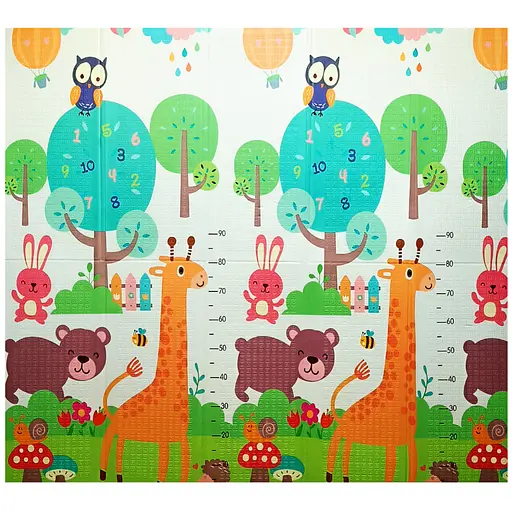 Розвиваючий термокилимок "Звірі" MR 1317-1-4 розмір 180x200х0,8 см - фото 3