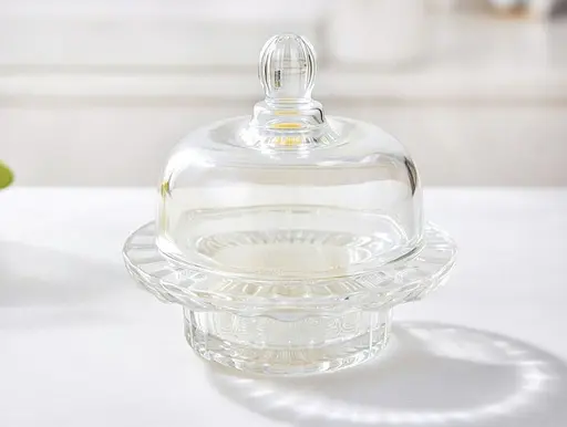 Лимонниця скляна Ristal з кришкою прозора BMTG336 - фото 2