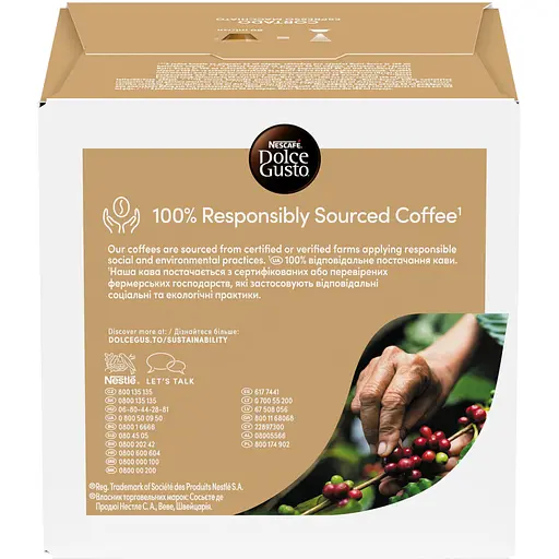 Уцінка. Кава в капсулах NESCAFE Dolce Gusto Cortado Espresso Macchiato 100.8 г - фото 5