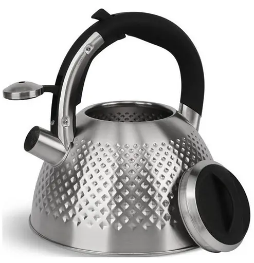 Чайник із нержавіючої сталі Edenberg EB-8830 зі свистком для газової плити - фото 2