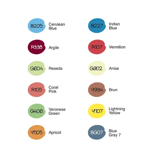 Набір маркерів Basic 1, 12 шт - фото 3