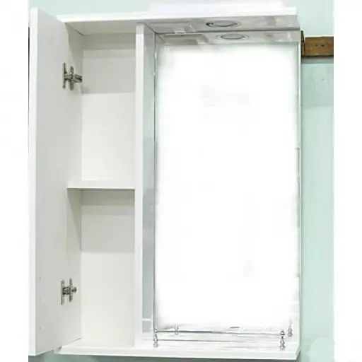 Дзеркало з шафкою ПіК Корфу ліве Z-1 50 см Білий 30412 - фото 5