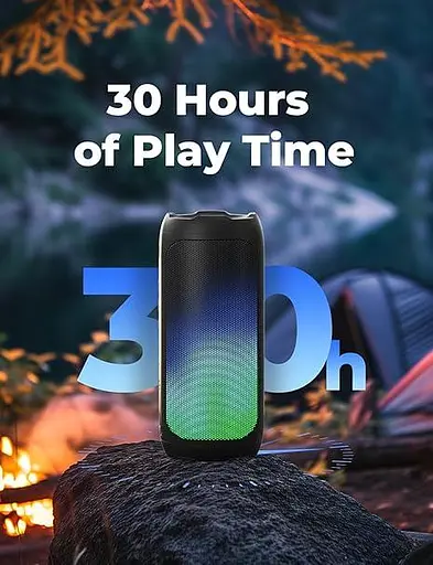 Беспроводная портативная Bluetooth-колонка VOSFEEL с датчиком гравитации, подсветкой, 30-часовой работой, беспроводная Bluetooth-к - фото 2