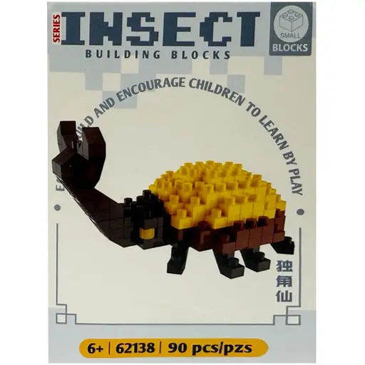 Детский конструктор Насекомые Bambi A62138 90 деталей - фото 1