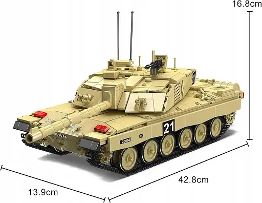Конструктор танк на радіокеруванні  Mould King танк Челленждер Challenger2 Tank для дорослих та дітей військова техніка 1129 деталей - фото 6