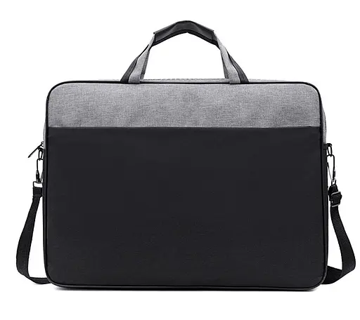Сумка для ноутбука 17.3 дюйма Ritar BG17, с плечевым ремнем, джинсовая ткань, Black-Gray - фото 2