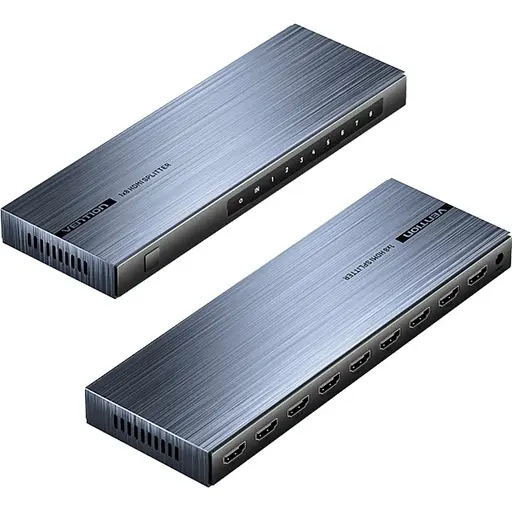 Сплиттер Vention 4K 1x8 HDMI Splitter Black Aluminum Alloy Type EU Standard