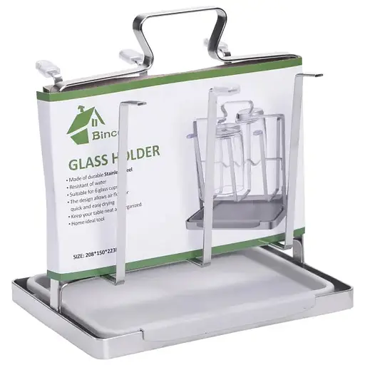 Сушарка-органайзер для посуду Yiwu 21 x 15.5 x 22 см (HP-46-14) - фото 7