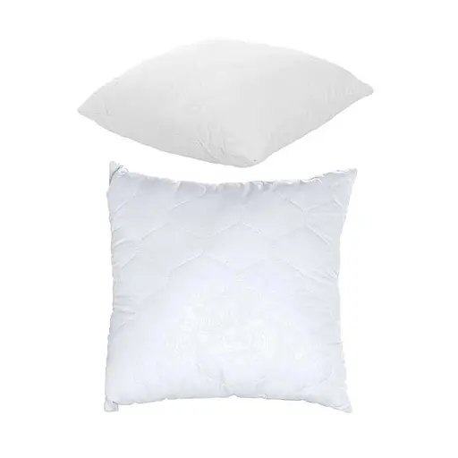 Подушка "Семейная" стеб микрофибра, силиконизированное волокно, 40х40см., белая /1/