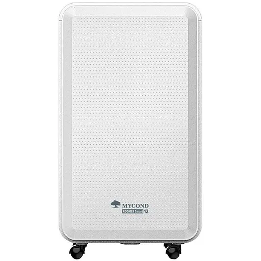 Осушитель воздуха Mycond Roomer Smart 12 бытовой, 12 л. в сутки, 120 м3/час, 25 м2, дисплей, эл. кер-ния, Wi-Fi, таймер, авто выкл., белый