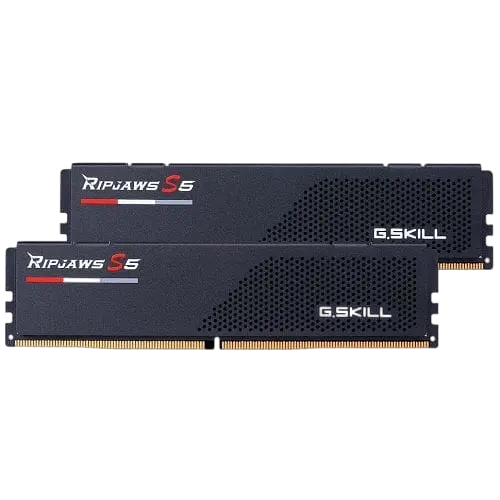 Оперативна пам'ять G.Skill 64GB (2x32GB) DDR5 6400MHz Ripjaws S5 Black (F5-6400J3239G32GX2-RS5K)
