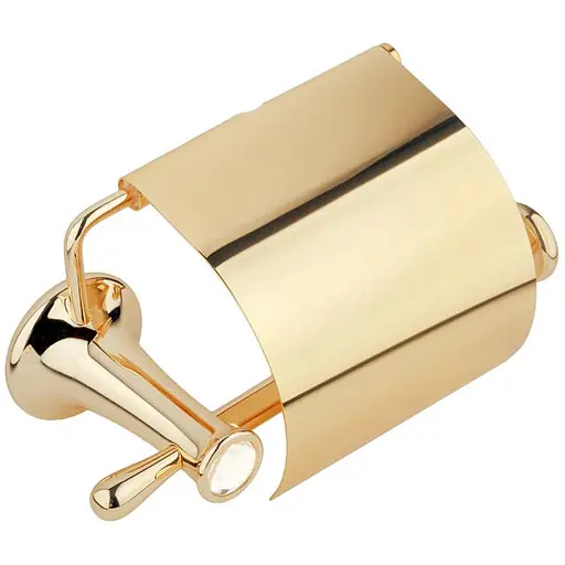 Держатель для туалетной бумаги Kugu Bavaria 311G Золотой - фото 1