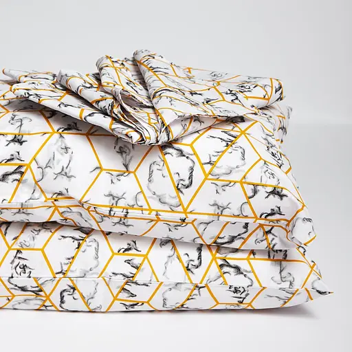 Постельный набор Moon&Star (пододеяльник 200х220 см + 2 наволочки 40х60 см) Бязь Gold Люкс Modern Marble - фото 4