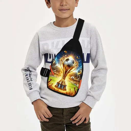 Сумка через плечо детская Футбол  29х17 см сумка слинг для мальчика (02243)