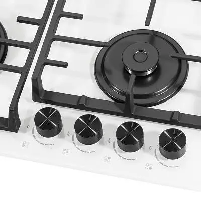 Варочная поверхность газовая Pyramida PFG 604 T WH B - фото 4