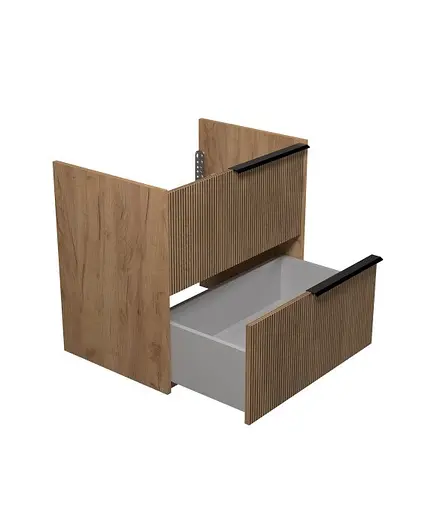 Тумба Мойдодир Grace 70-A під умивальник дуб підсмажений - фото 3