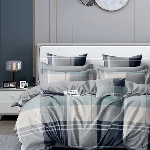 Комплект постільної білизни Viluta полуторний ранфорс 25398 100% бавовна - фото 1