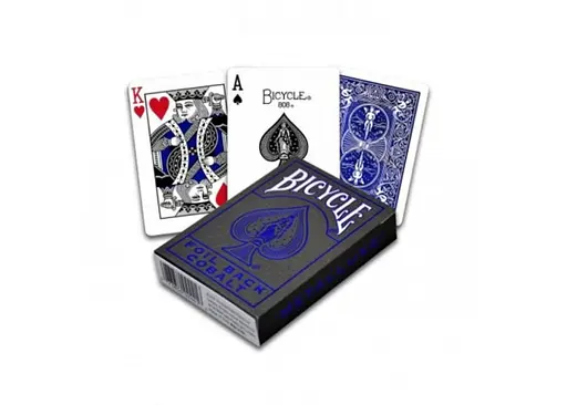 Карти гральні United States Playing Card Company Bicycle Foil Back Cobalt (blue) (02441) - фото 5