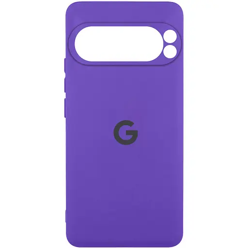 Чохол Silicone Cover Lakshmi Full Camera (AAA) with Logo для Google Pixel 9 Pro Фіолетовий / Amethyst