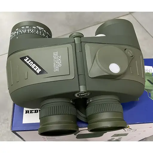 Водонепроницаемый бинокль Rebuff 7x50 с компасом и дальномерной сеткой - фото 3