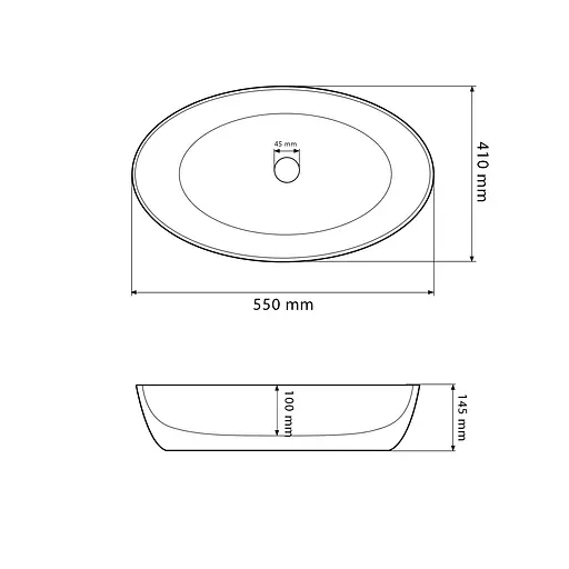 Умивальник VBI Udine marble blue matt накладний VBI-012103, Синий - фото 2