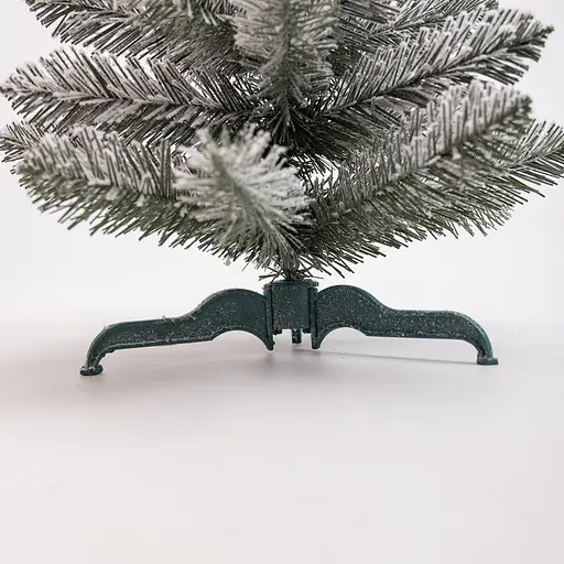 Штучна новорічна декоративна міні ялинка «Полонинська» зимова 60 см Lugi SOK-M-04-3 - фото 4