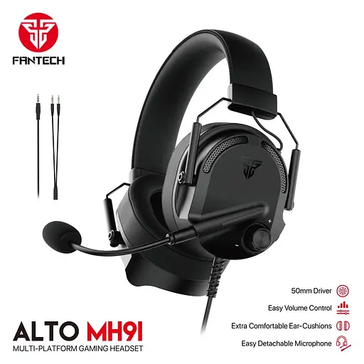Игровые Наушники Fantech MH91 Alto Черный - фото 2
