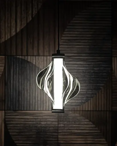 Подвесной светильник, люстра TK Lighting 18213 Elva LED 1x8W 3000K 1032Lm IP20 дымчатый - фото 3