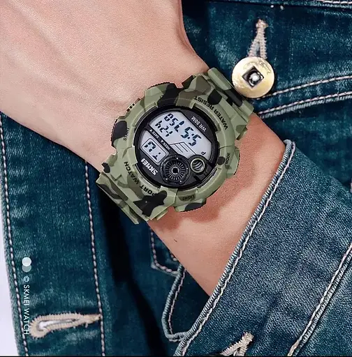 Чоловічий наручний годинник Skmei 1718 (Камуфляж) - фото 6