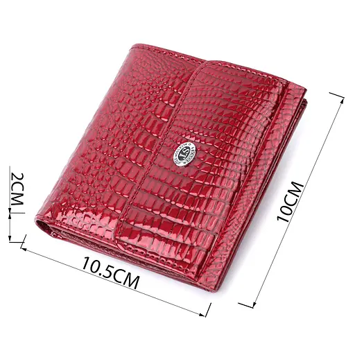 Кожаный женский кошелек ST Leather 10.5х10х2 см acs0029419 - фото 3