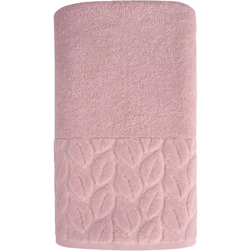 Полотенце махровое Soho Leaves 90х150 см Pink (90*150 Leaves Pink) - фото 2
