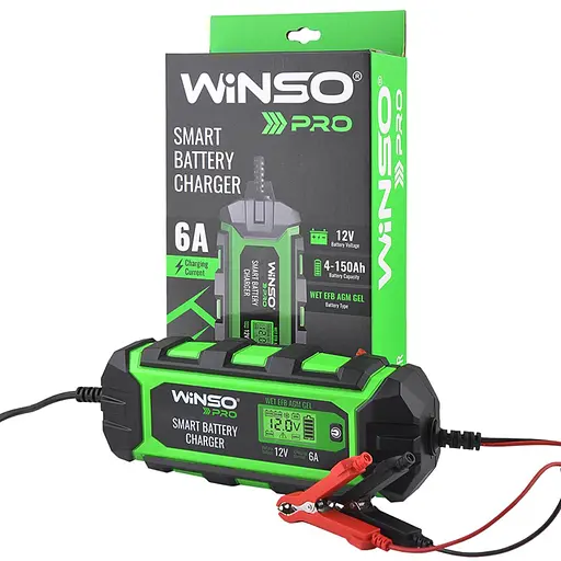 Зарядний пристрій для акумуляторів Winso Pro 12 V 6 A з дисплеєм LCD - фото 4