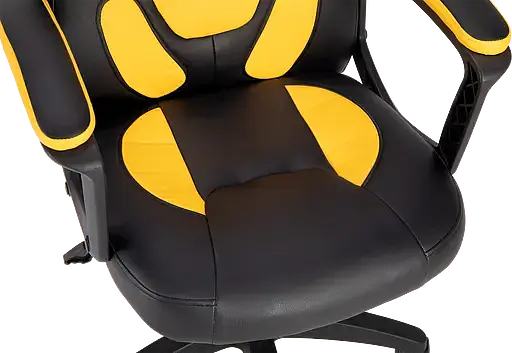 Геймерское детское кресло GT Racer черное с желтым (X-1414 Black/Yellow) - фото 5